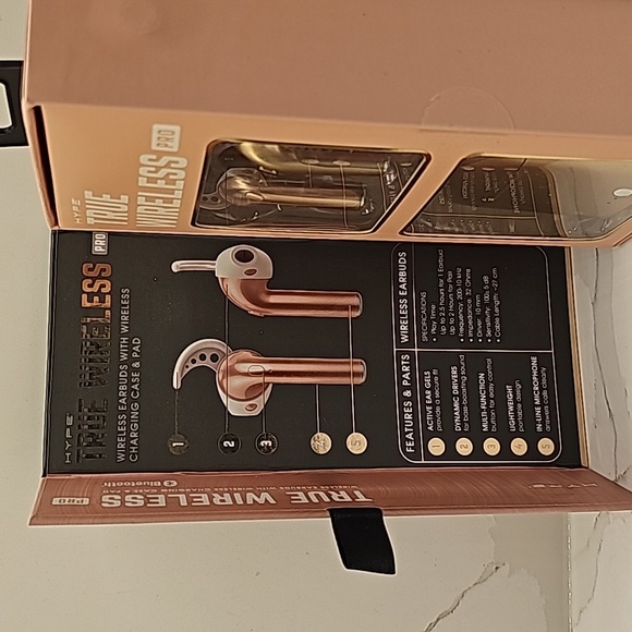 (NEW) Hype True Wireless Pro Earbuds with Wireless Charging Case and Pad - Picture 8 of 8